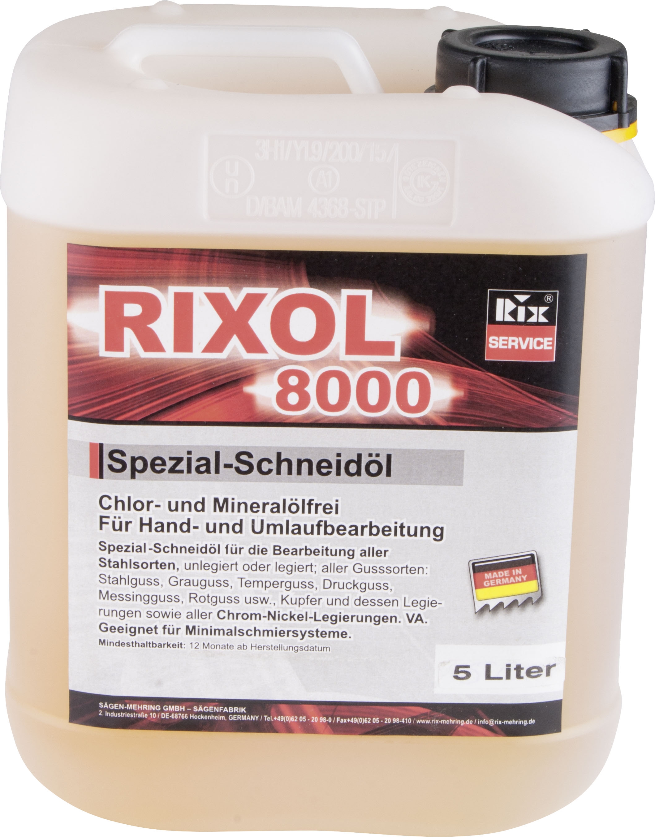 RixOL 8000 Liquide de refroidissement