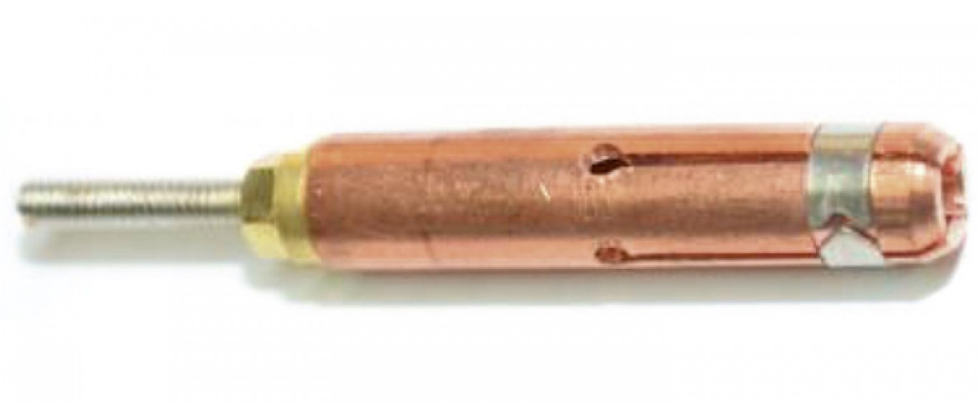 Bolzenhalter Spitze mit Metallring