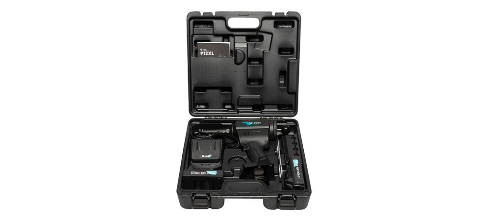 Akku-Stanzgerät Hexagonal Q-Tool P12XL SET