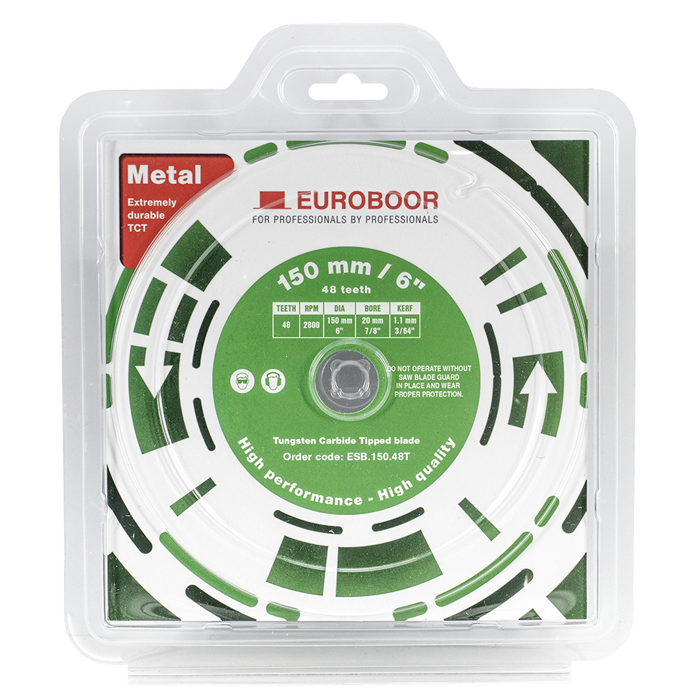 Euroboor Lame de scie, TCT, D 150 mm / 6 inch, T 48.